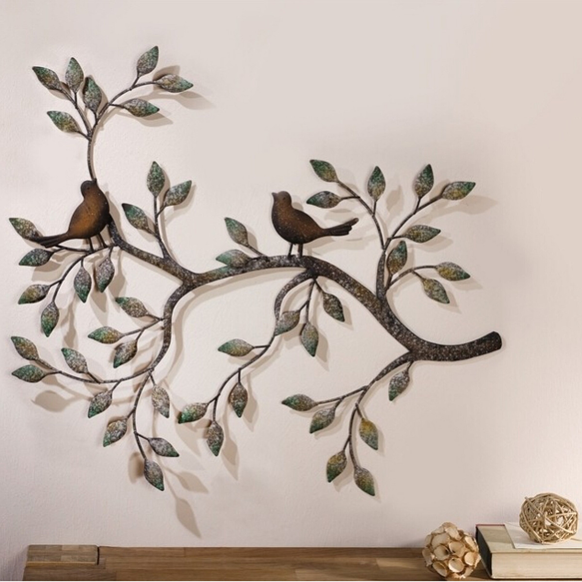 Details About Tree Of Life Bird Wall Hanging Ornament Metal Art Sculpture Home Decor