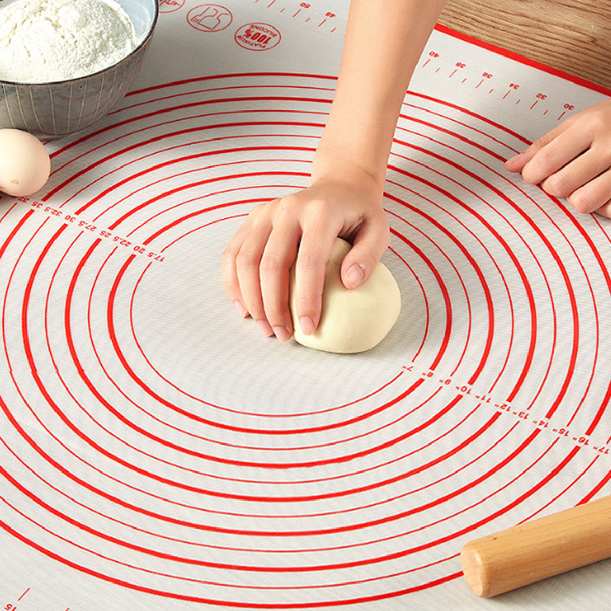 Backzubehör & Kuchendekoration Küche Silikon Rollmatte ...
