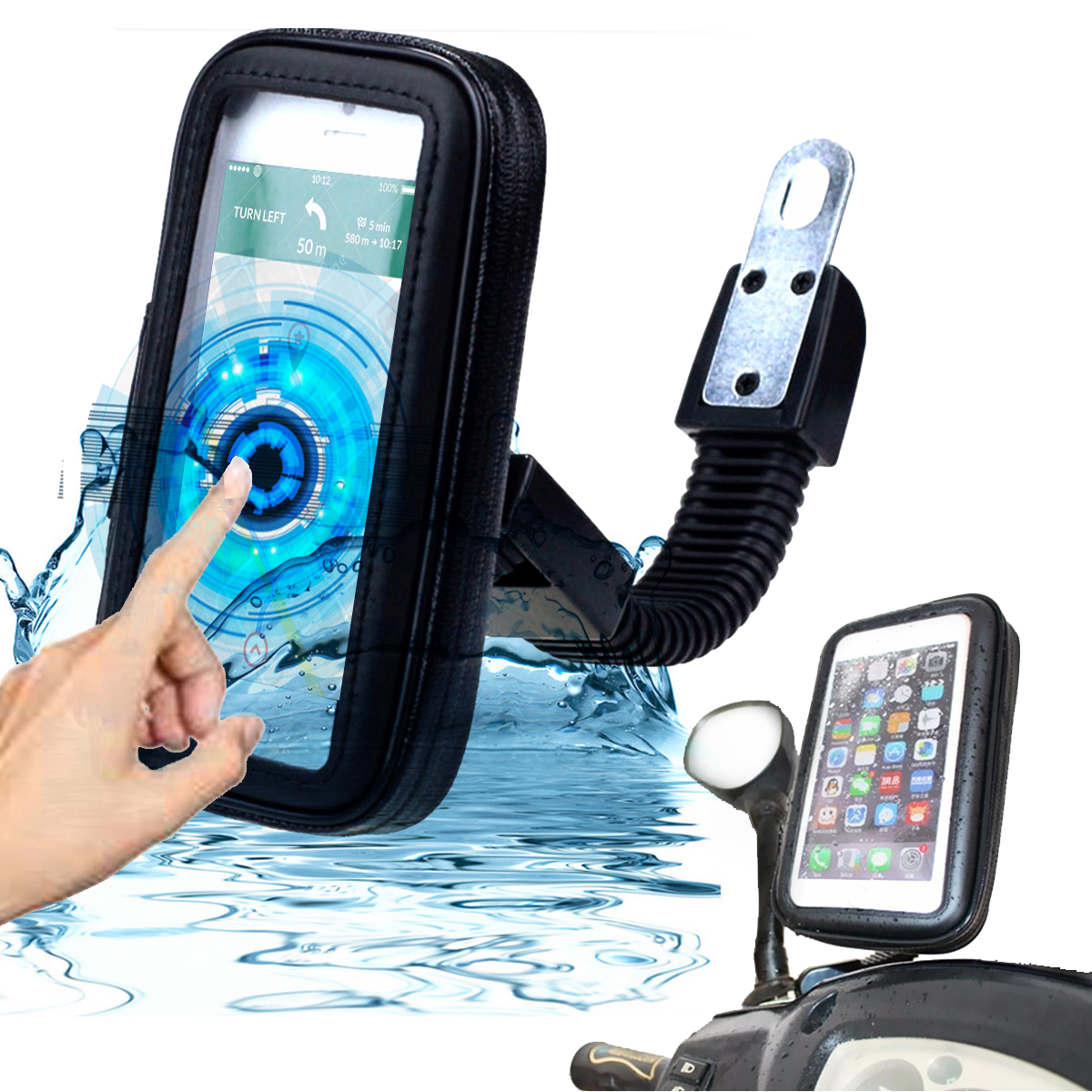 waterproof motorcycle cell phone holder