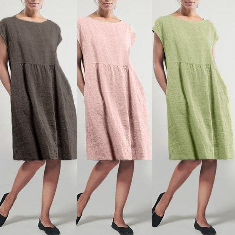 short sleeve loose dress