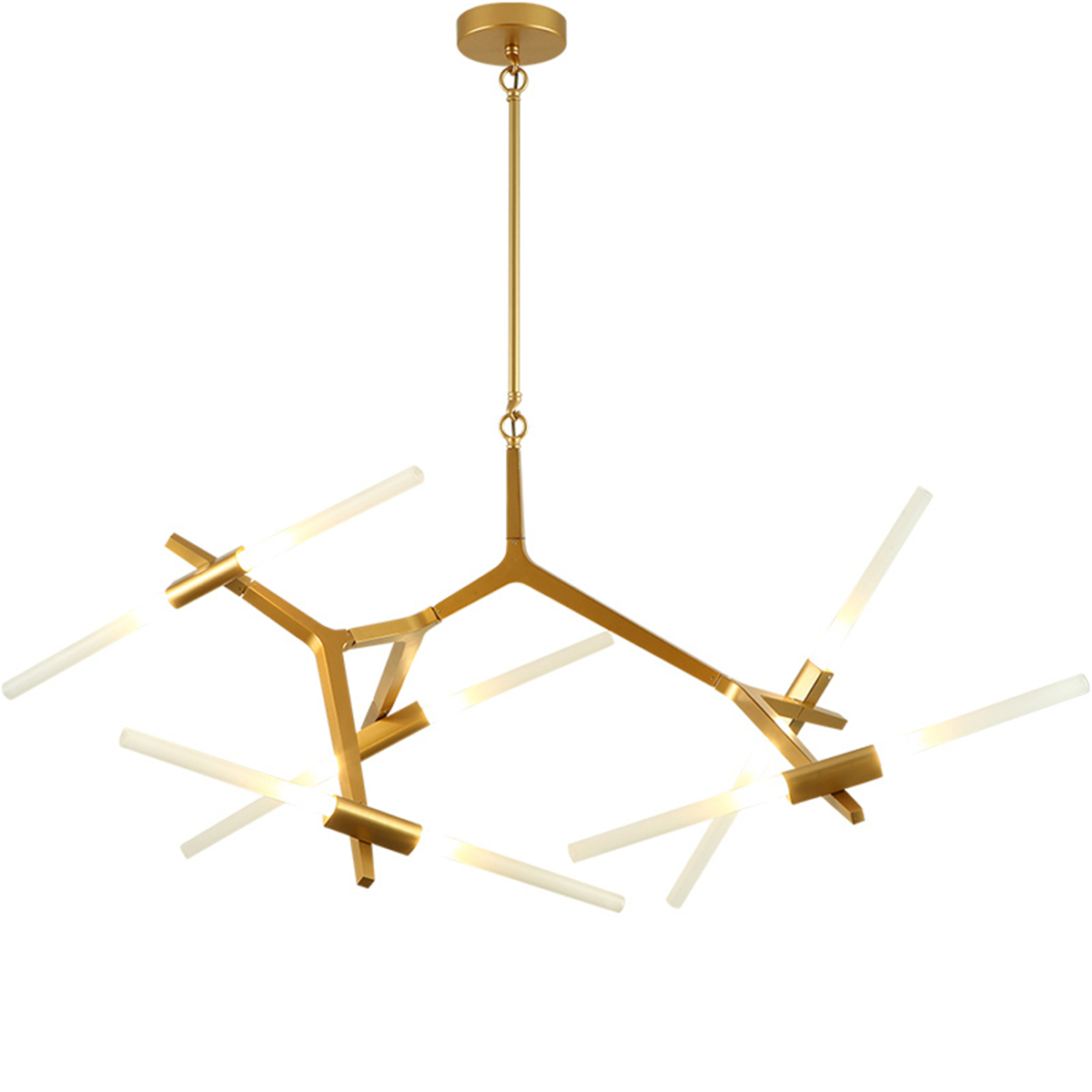 Modern Metal 10 Head Branch Pendant Light Chandelier Lamp Ceiling Modern Metal 10 Head Branch Pendant Light Chandelier