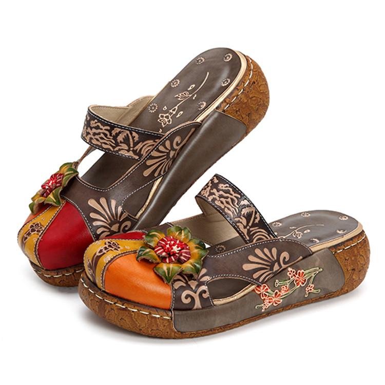 backless flat sandals