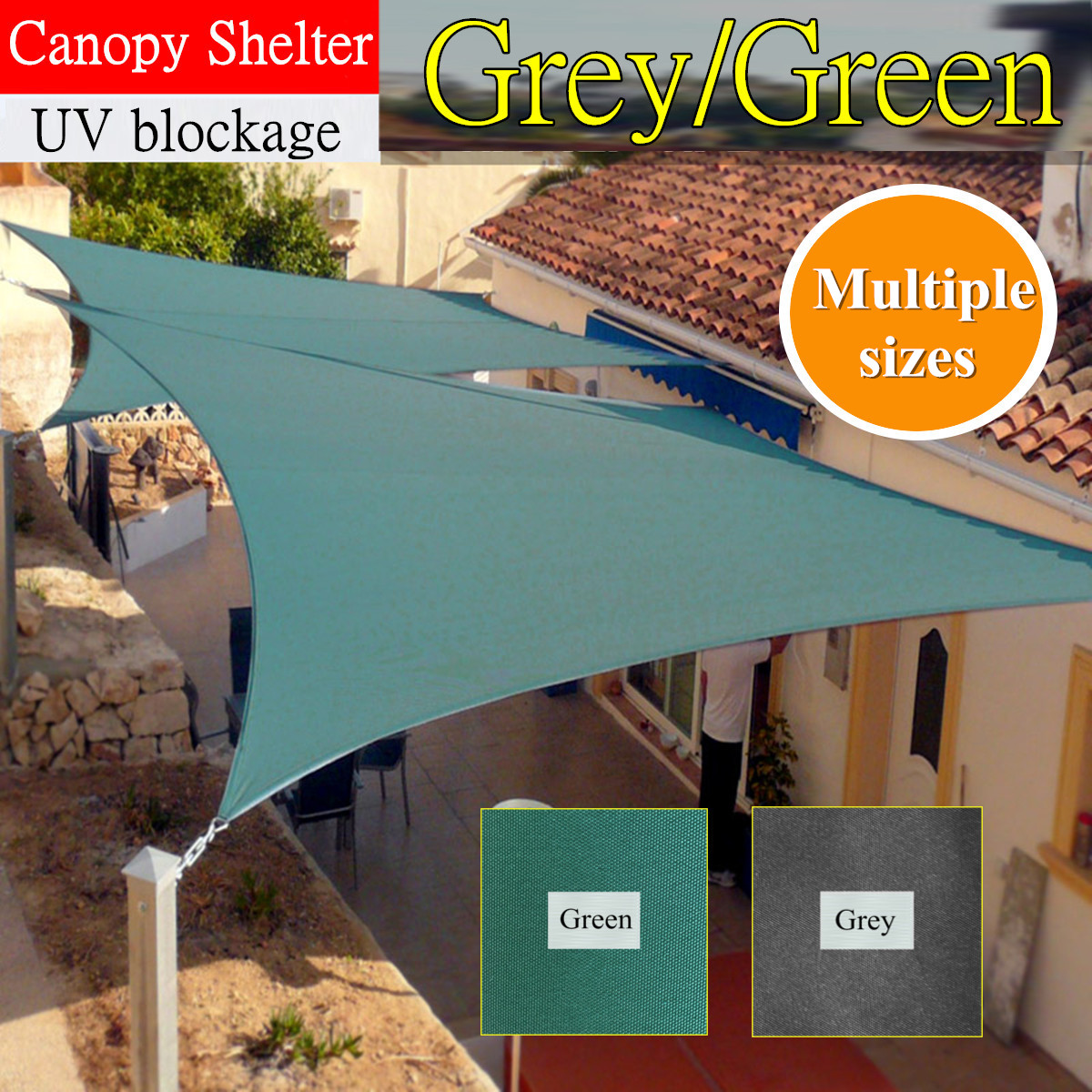 Details About Sun Shade Sail Canopy Tent Shelter Outdoor Yard Garden Patio Uv Wind Awning 23ft Details About Sun Shade Sail Canopy Tent Shelter Outdoor Yard Garden Patio Uv Wind Awning 23ft
