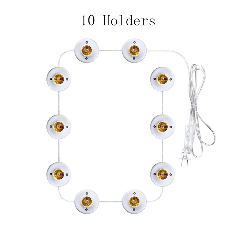 Led Bulb Large Vanity Lighted Make Up Mirror Table Lamp Holder Led Bulb Large Vanity Lighted Make Up Mirror