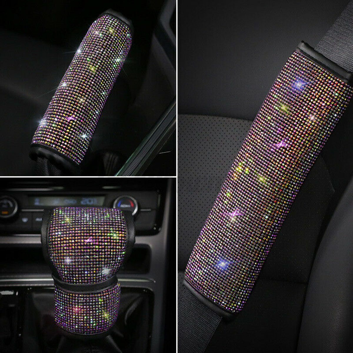 Universal Sparkle Luxury Bling Rhinestone Diamond Car