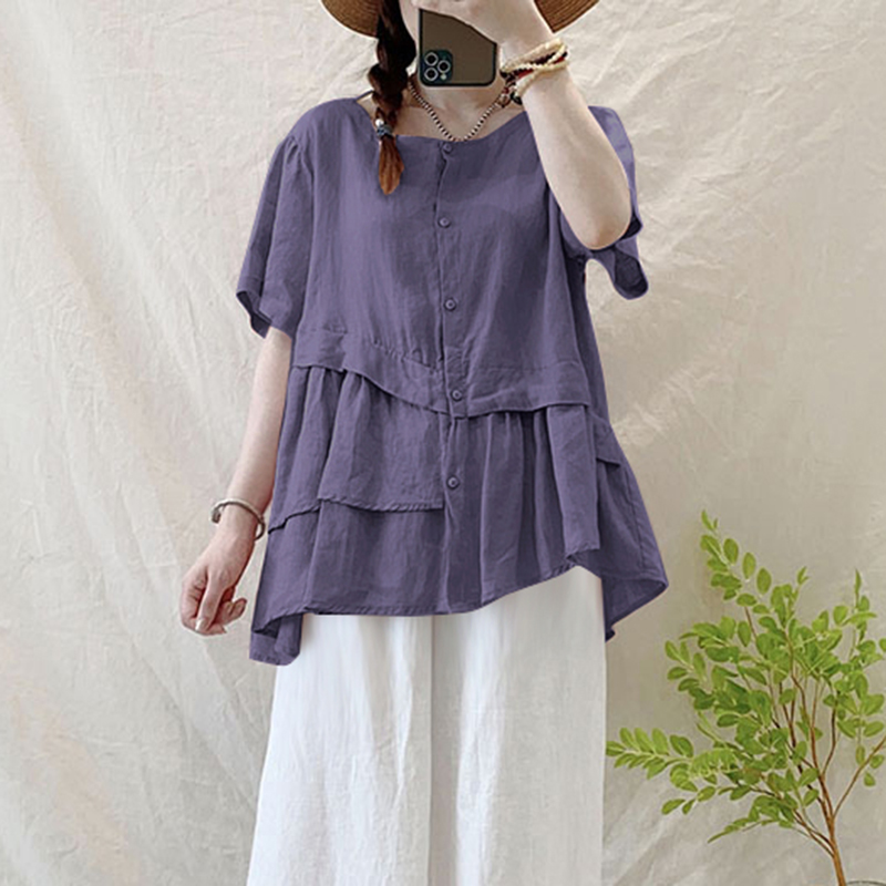 peplum casual tops