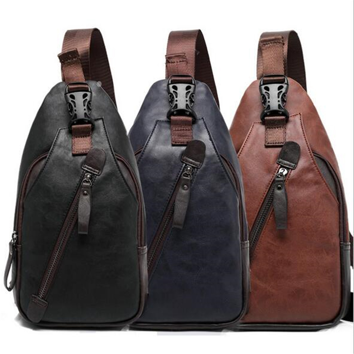 mens leather cross body bag uk