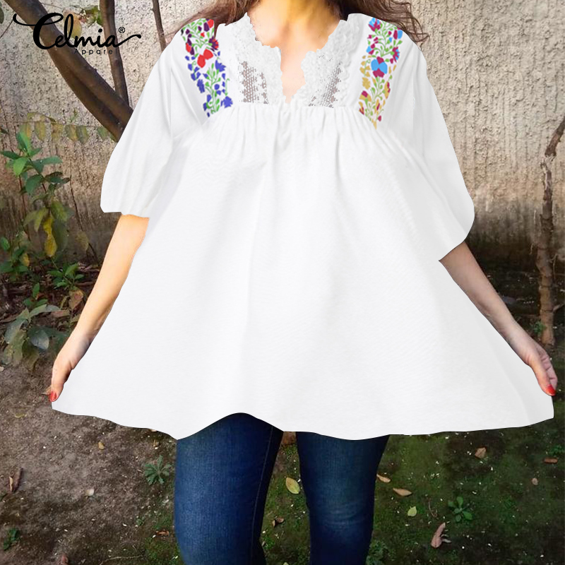 plus size lace tunic