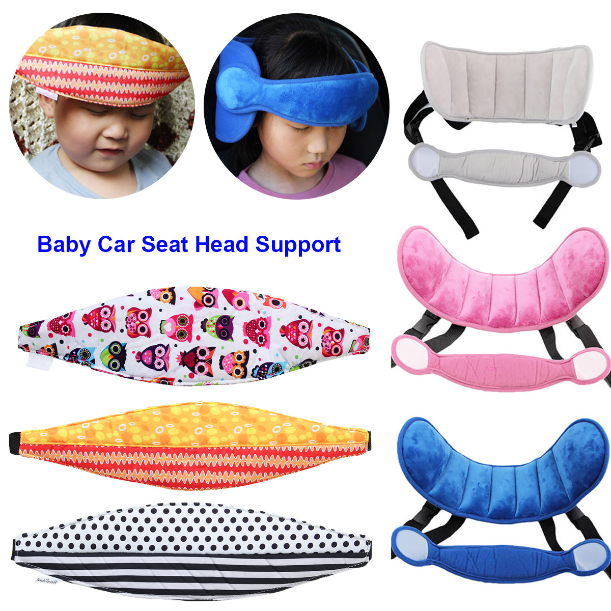 Baby Sicherheit Autositz Schlaf Nickerchen Kind Kind Kopfstütze Halter Protector