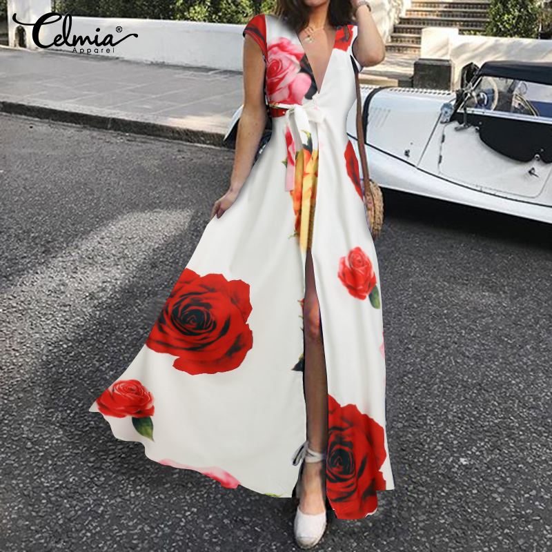 Dress for Women,Zodrq Womens V Neck Holiday Floral Print Short Sleeve Beach Party Dress Dress for Women,Zodrq Womens V Neck Holiday Floral Print Short Sleeve Beach Party Dress