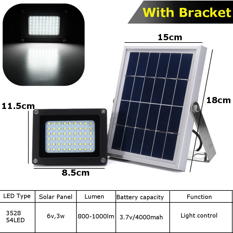 Solar Power 54 Led Dusk To Dawn Sensor Outdoor Security Flood Light Solar Power 54 Led Dusk To Dawn Sensor
