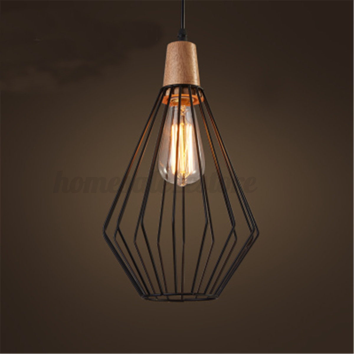Iron Wood Pendant Lights Industrial Chandelier Lamp Lighting Bar Iron Wood Pendant Lights Industrial Chandelier Lamp Lighting