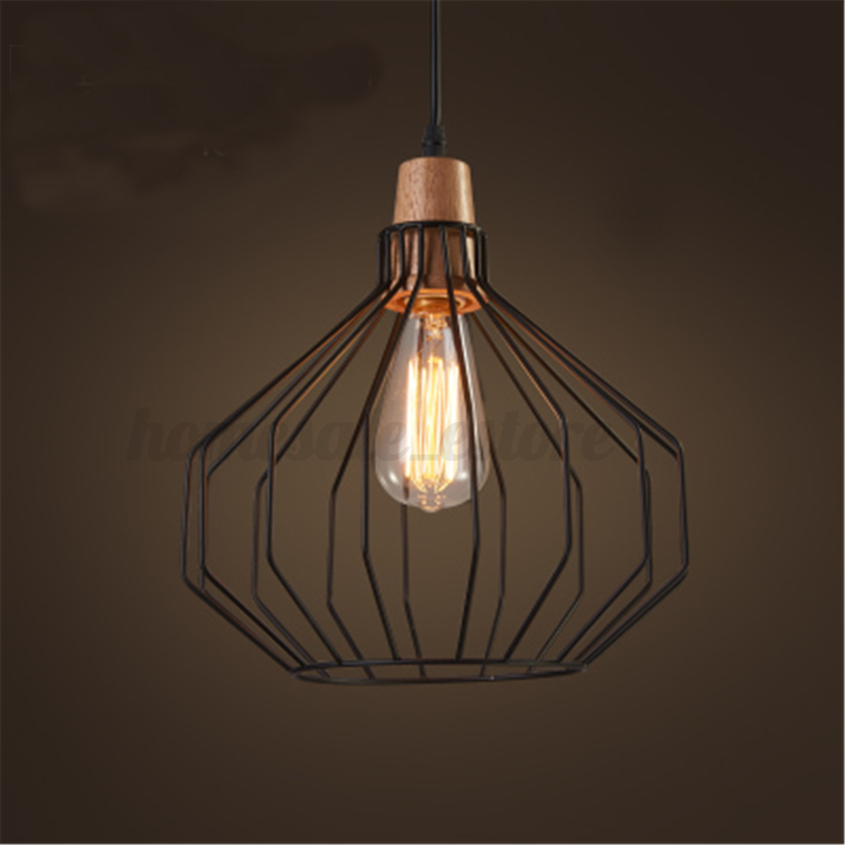 Iron Wood Pendant Lights Industrial Chandelier Lamp Lighting Bar Iron Wood Pendant Lights Industrial Chandelier Lamp Lighting