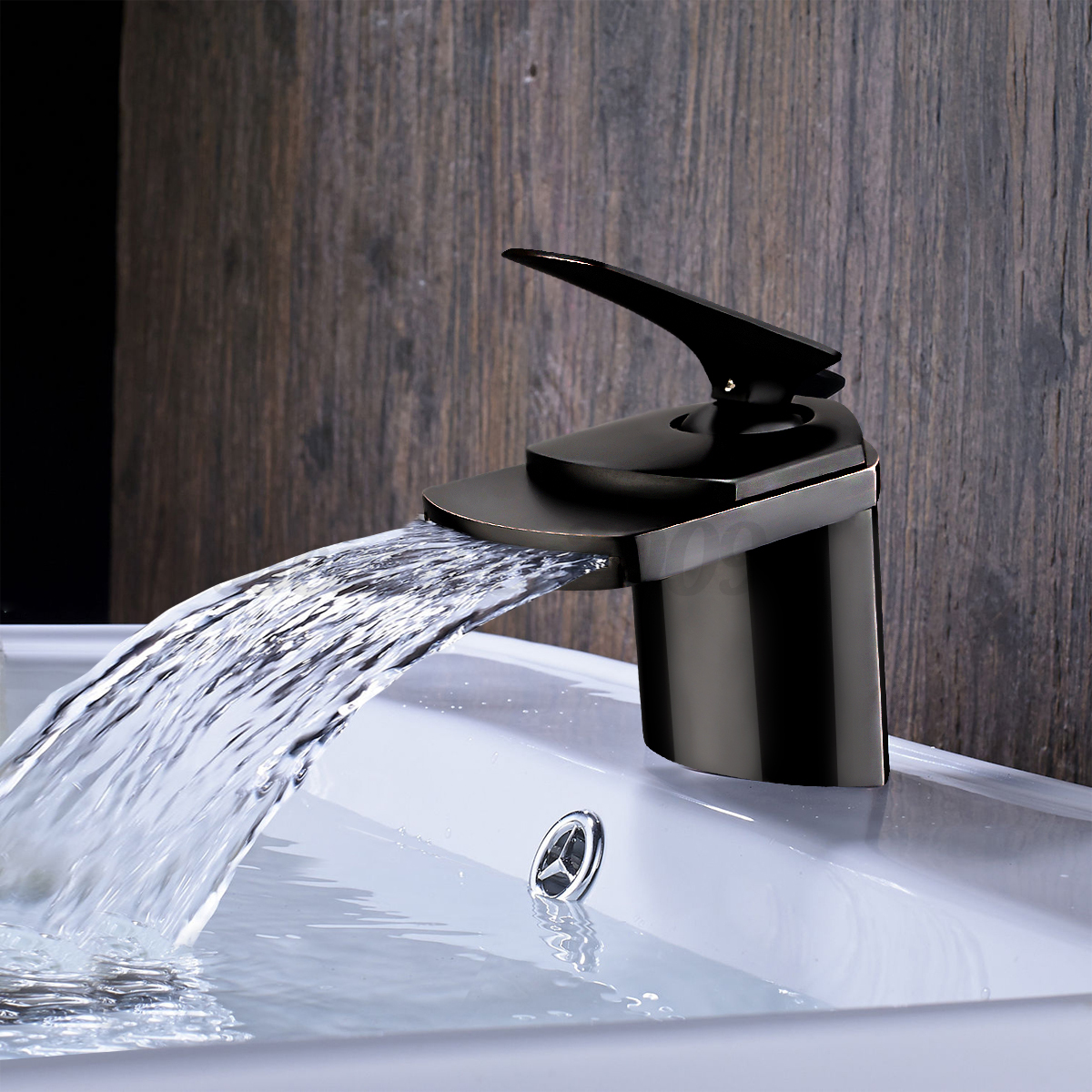 Waterfall Kitchen Sink rubbed bronze bathroom waterfall faucet sink vessel Waterfall Kitchen Sink rubbed bronze bathroom waterfall faucet sink vessel