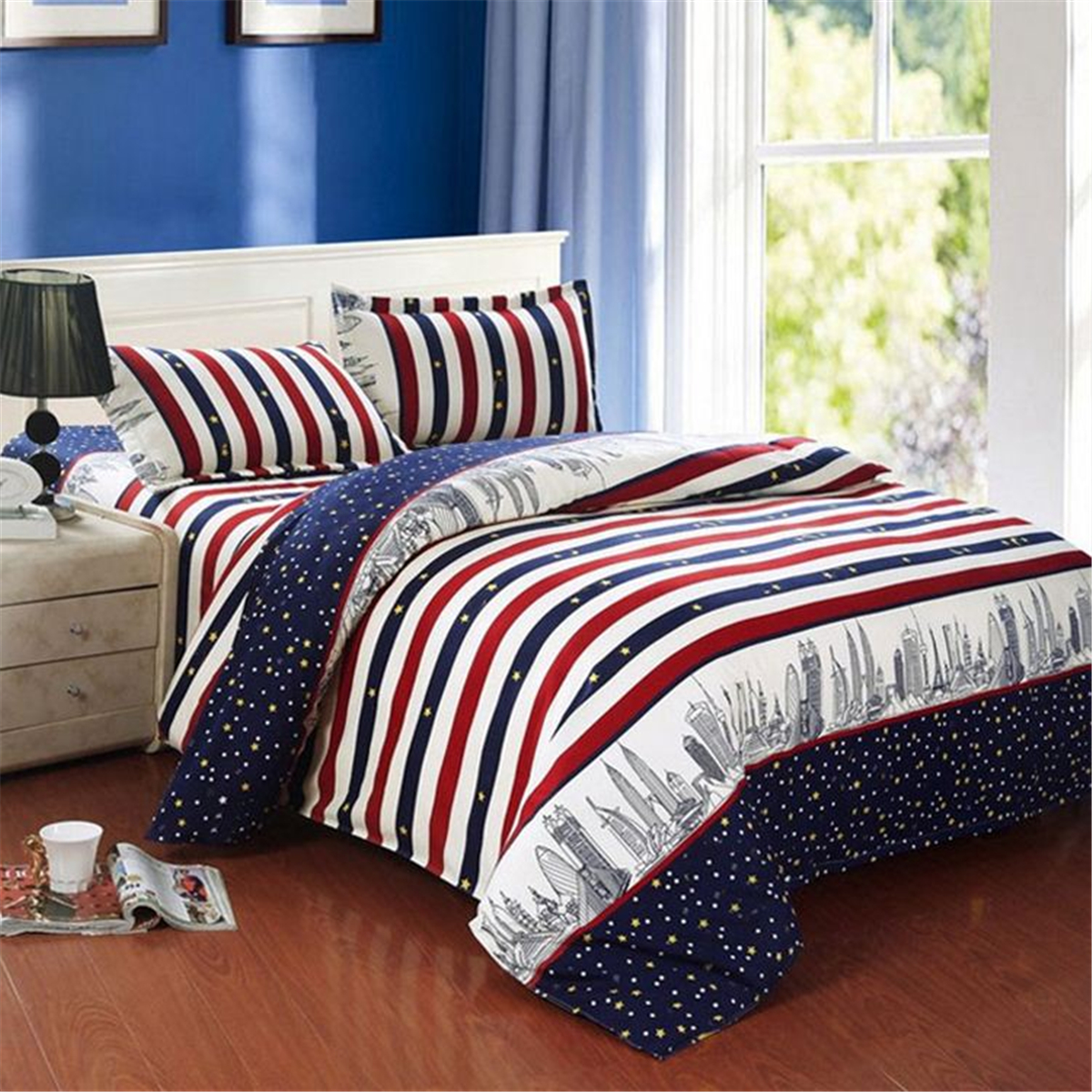 Duvet Quilt Cover Bedding Set Single Double Queen King