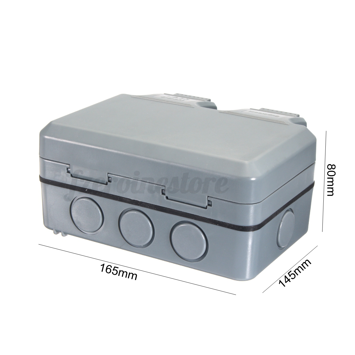 Waterproof Outdoor 13a 2gang Storm Switched Socket Double Ip65 Outside Use
