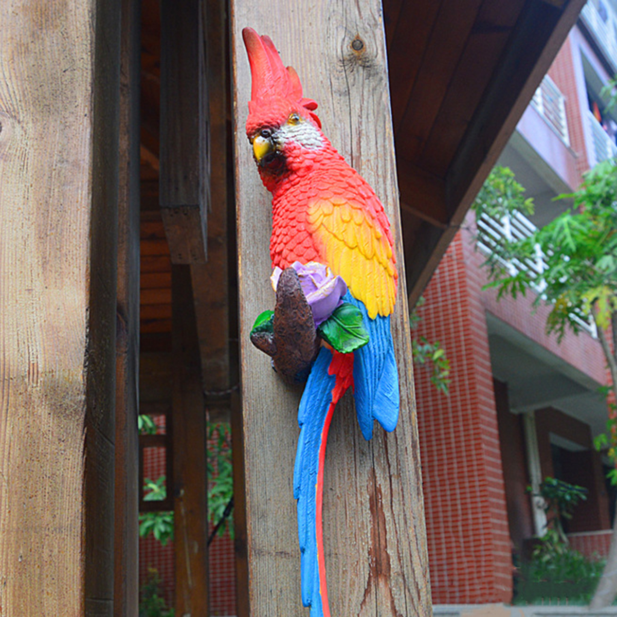 resin parrot figurines