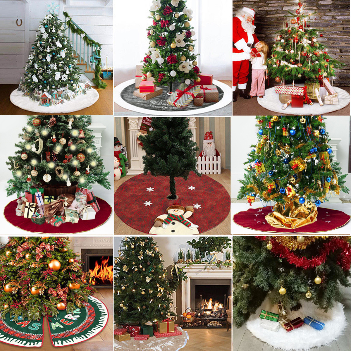 Weihnachtsbaum Rock Christbaumdecke Weihnachtsdeko Weihnachtsbaum Matte Teppich