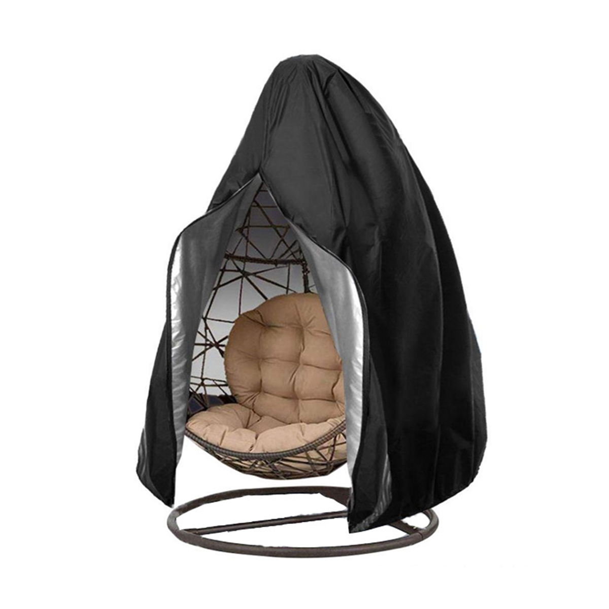 Hängesessel Schutzhülle Wasserdicht Regenschutz Terrasse Schaukelstuhl