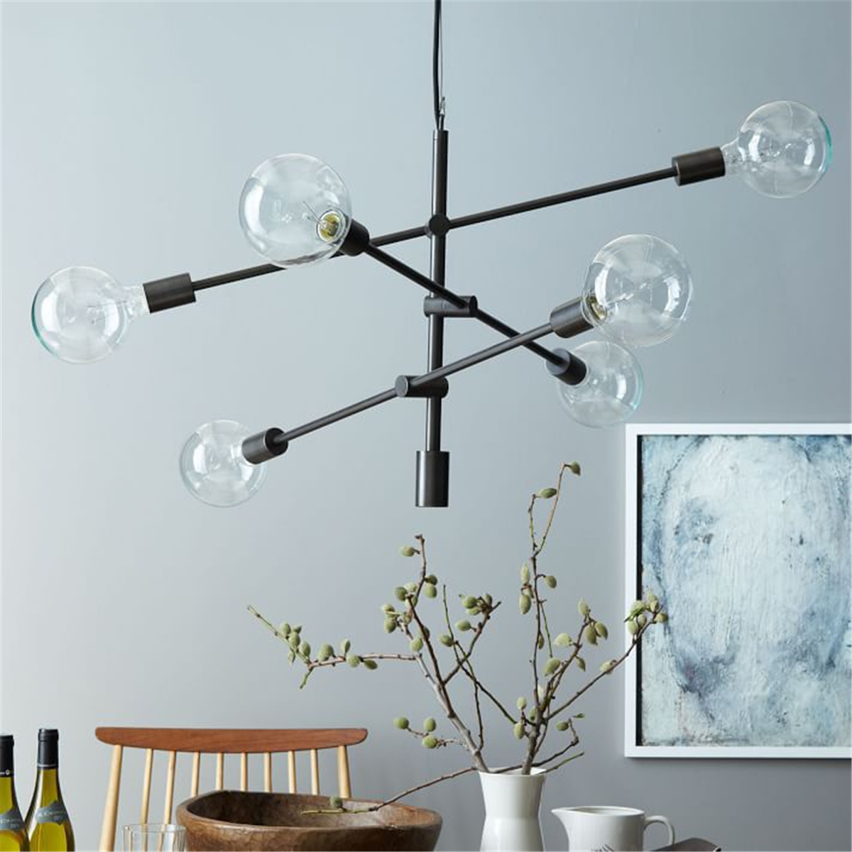 Modern Chandeliers 6 Lights Pendant Lamp Industrial Metal Ceiling Modern Chandeliers 6 Lights Pendant Lamp Industrial Metal