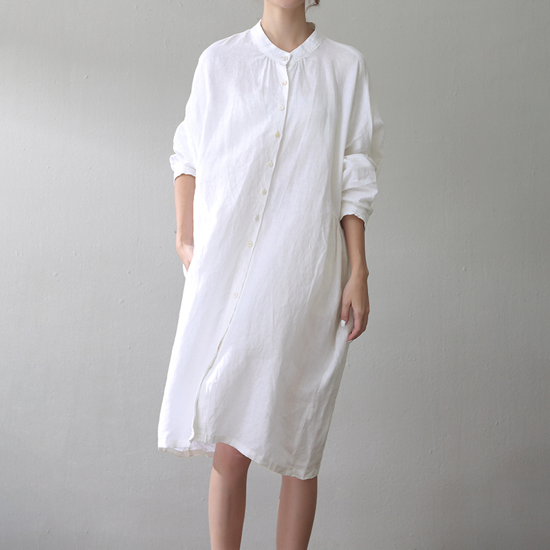 casual dress white color