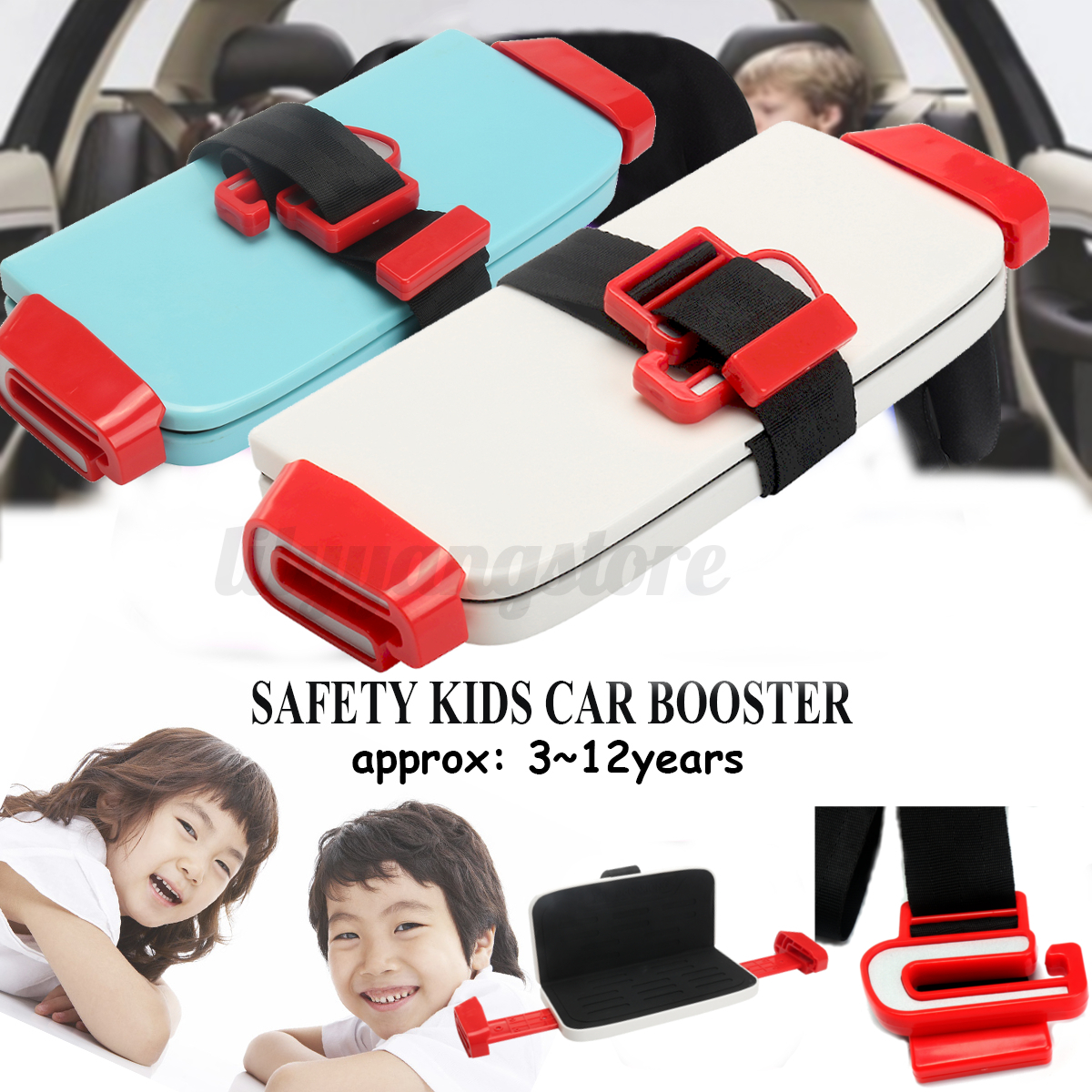 Details About Portable Safety Baby Child Car Seat Kid Convertible Booster Chair Fit 3 12 Years