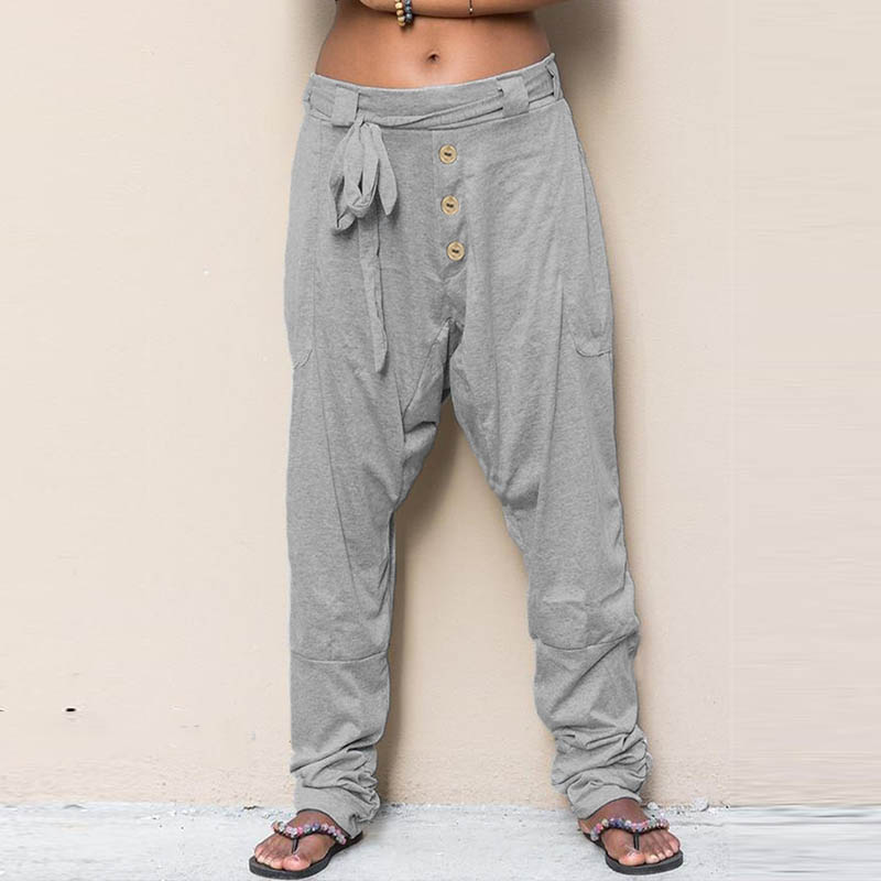plus size drop crotch pants