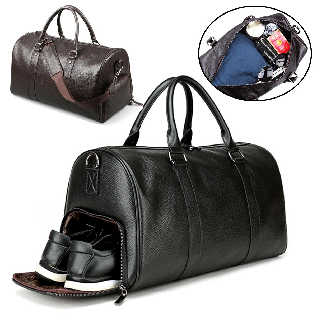 leather gym bags