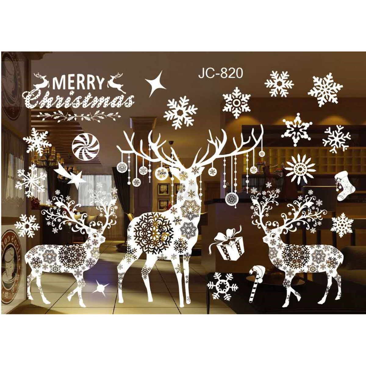 diy home window glass christmas xmas sticker wall decals diy home window glass christmas xmas sticker wall decals