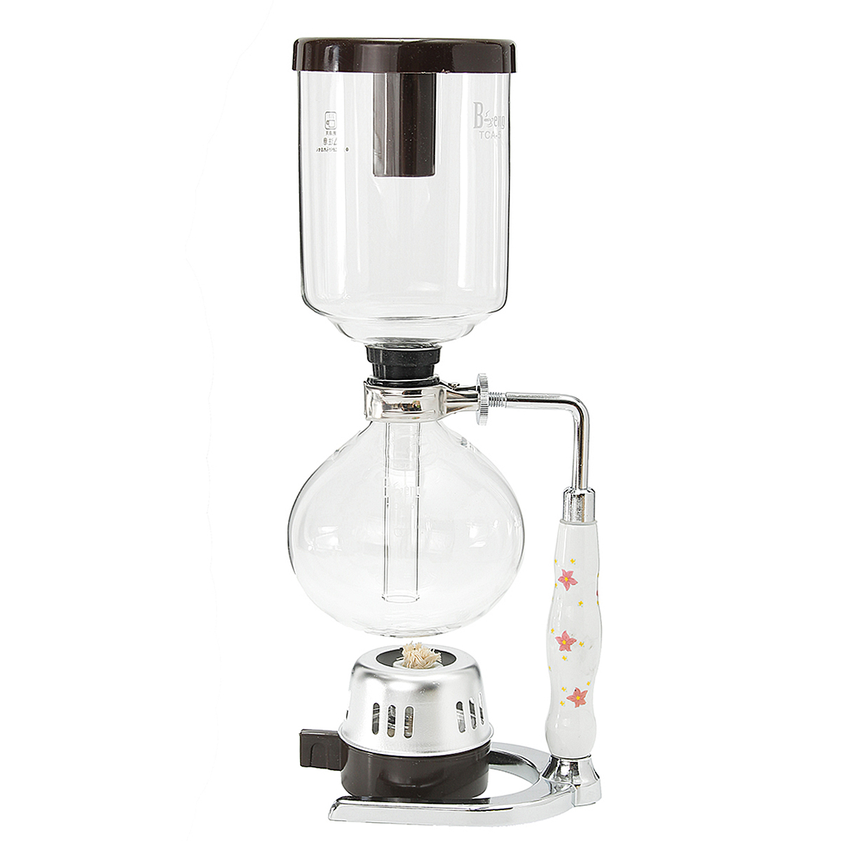 5 Cups Glass Syphon Coffee Maker Brewer Siphon Vacuum Pot Filter Bottle Tool Set eBay