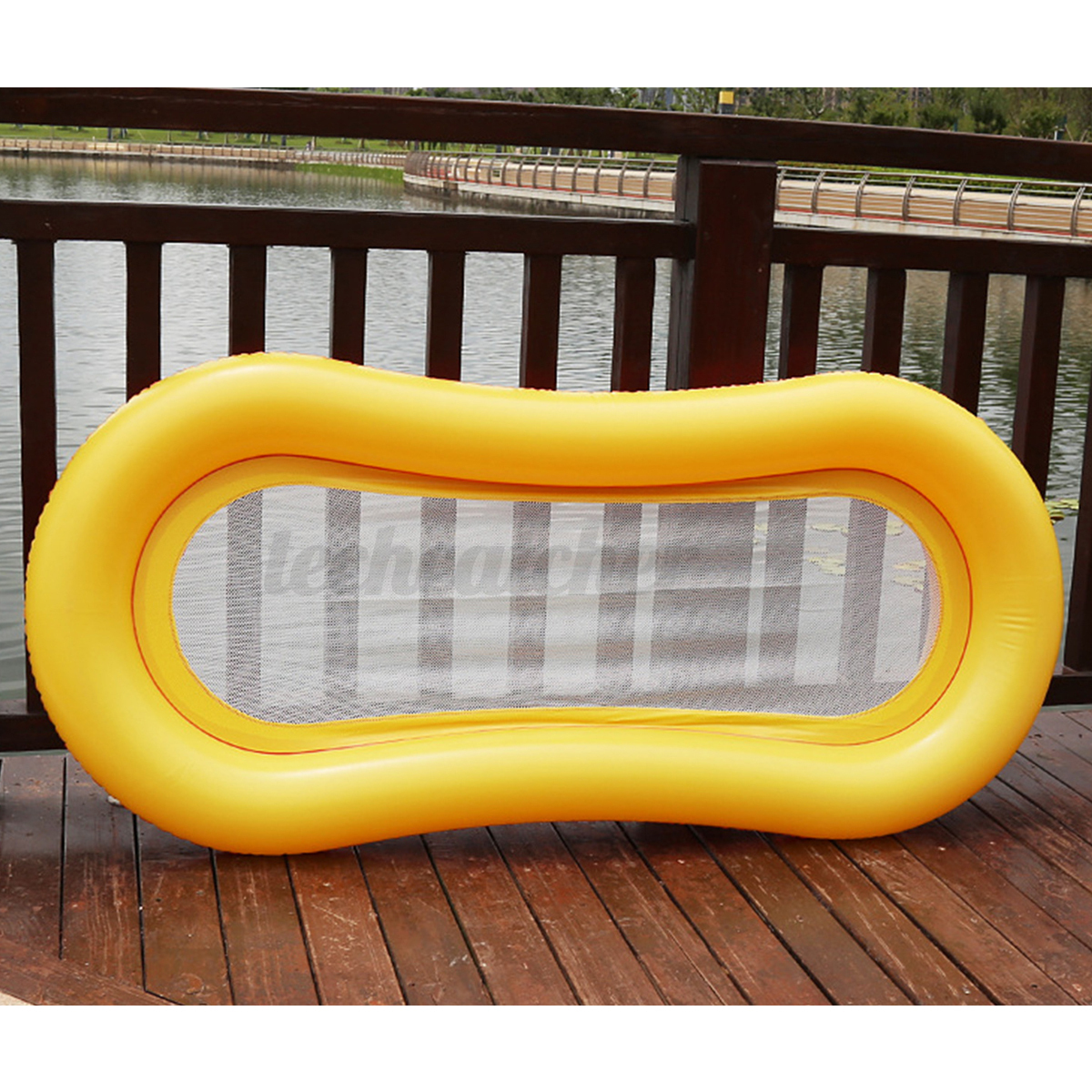 63x35" Swimming Pool Inflatable Floating Lounger Air Bed ...
