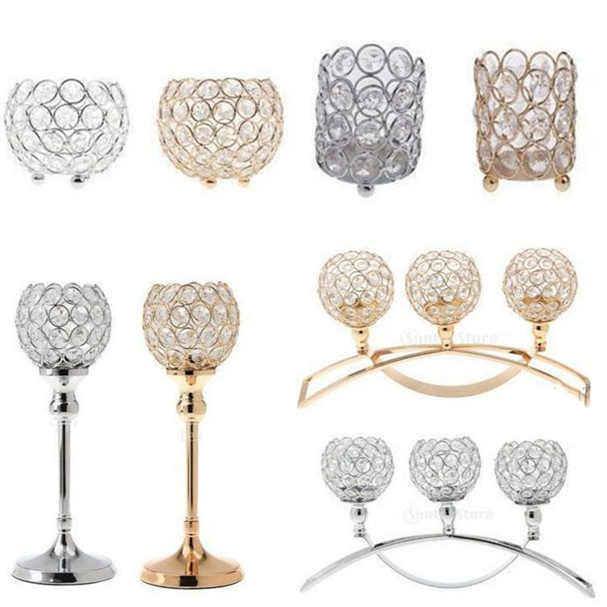M Tal Chandelier Bougeoir Cristal Strass D Cor Porte Bougie Mariage M Tal Chandelier Bougeoir Cristal Strass D Cor Porte Bougie Mariage