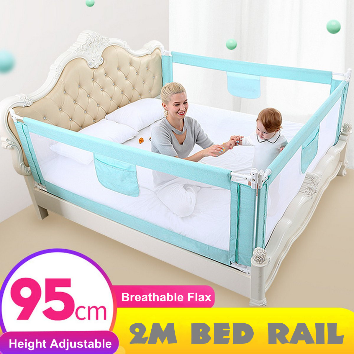 baby bed side rail
