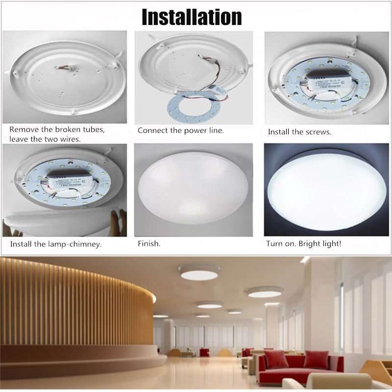 33w 15w 18w Led Light Fluorescent Circular Replacement For Detail Image