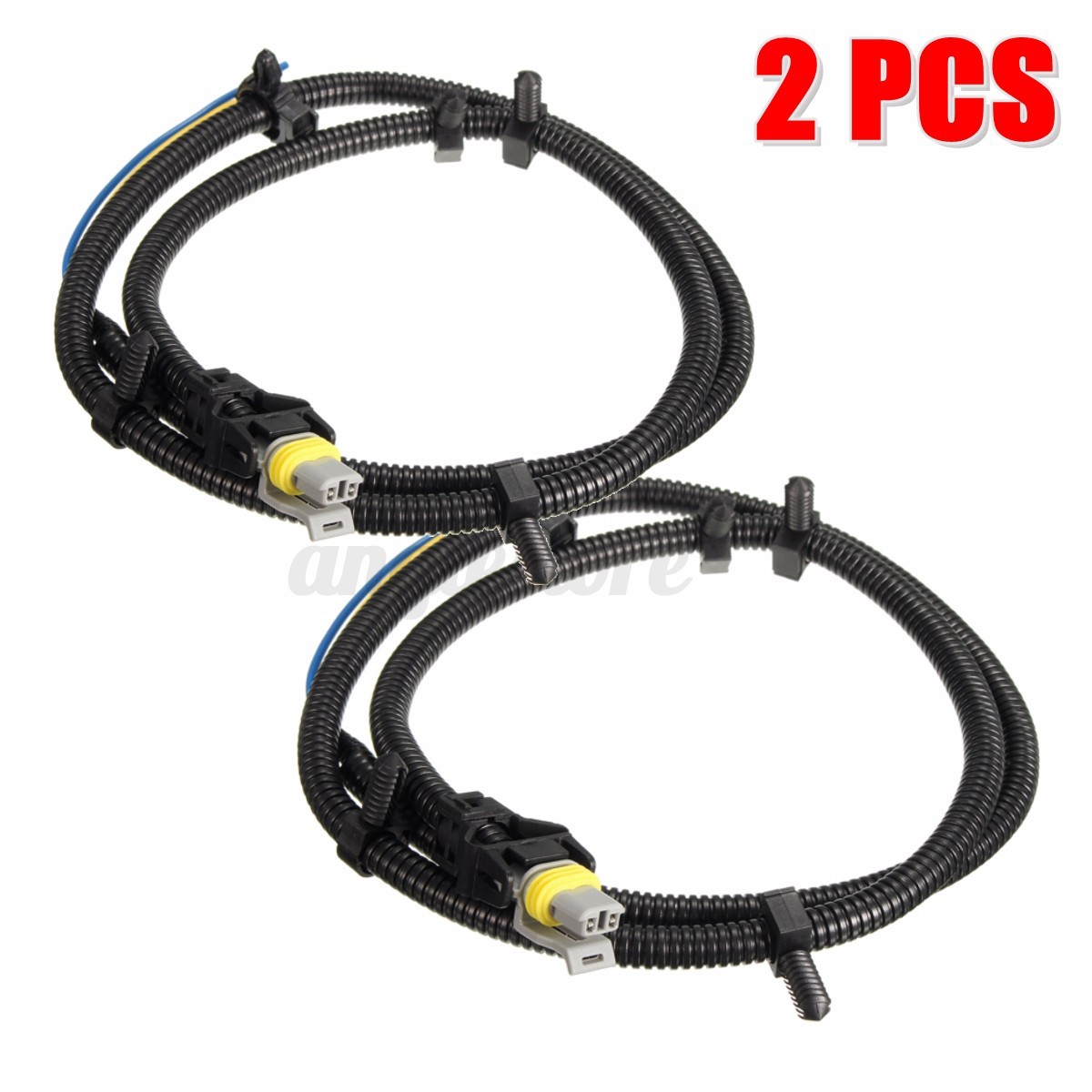 2x Abs Wheel Speed Sensor Wire Harness Plug Pigtail For