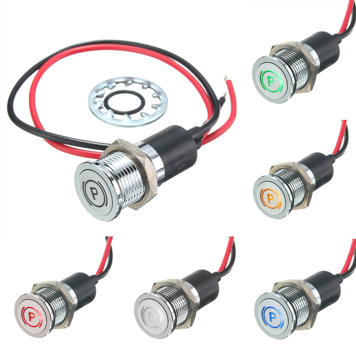 14mm Led Dash Panel Warning Light Indicator Lamp 12v Blue