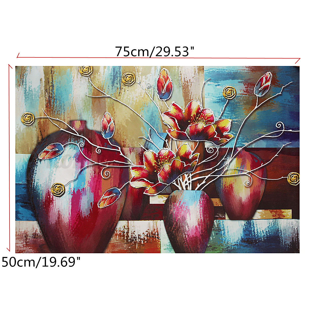 5PCS Wall Canvas Painting Art Oil Print Pictures Living Room Home Decor