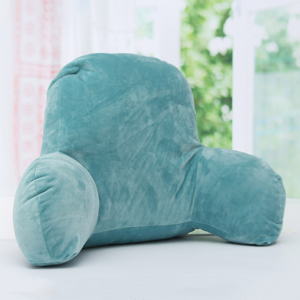 Lounger Bed Rest Pillow Backrest Back Arm Support Relax ...