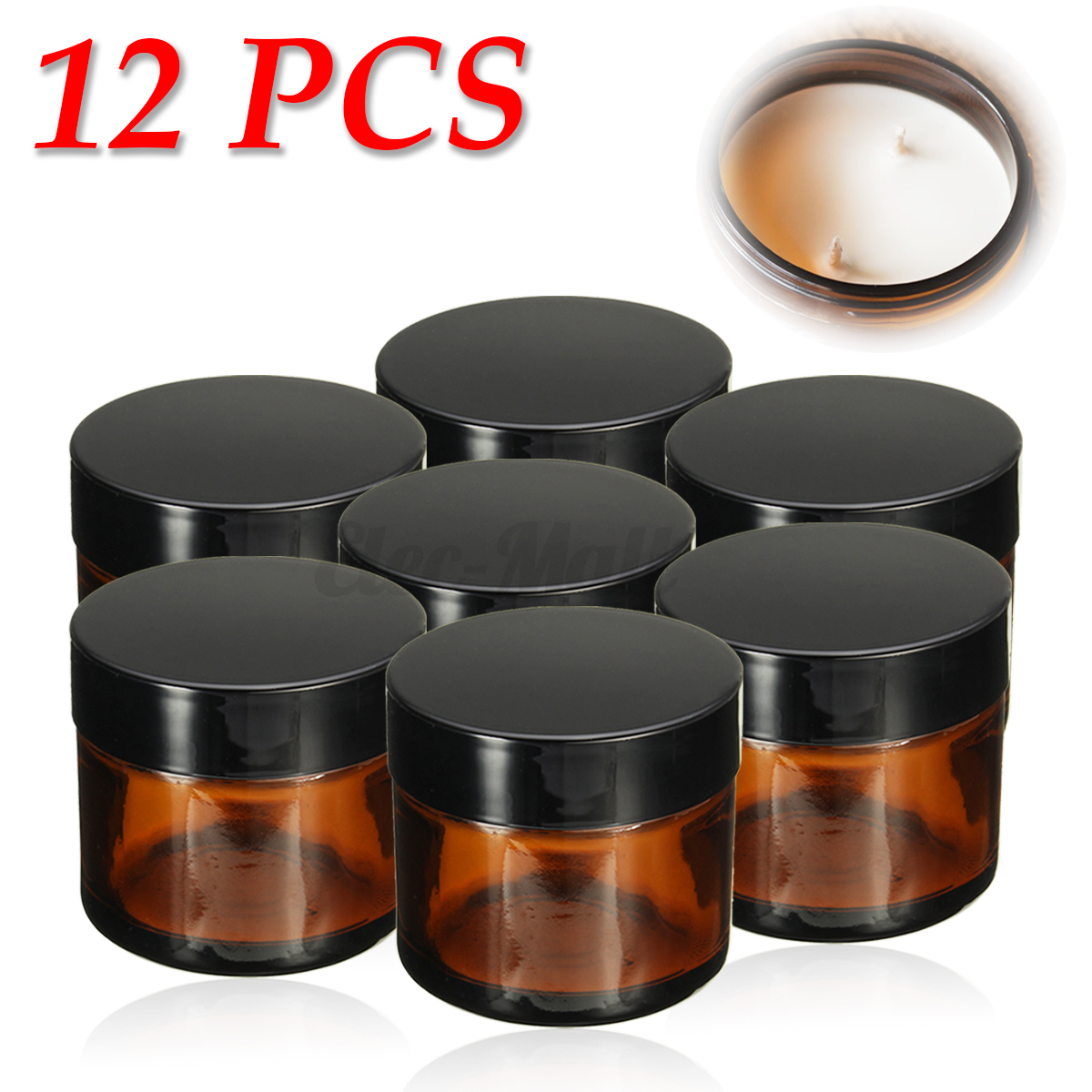 Ml Amber Glass Jar Ebay Ml Amber Glass Jar Ebay