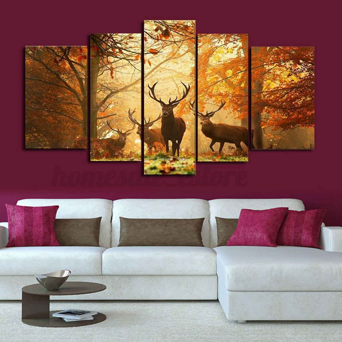 HD Canvas Print  Modern Scenery Animal Wall  Art  Oil 