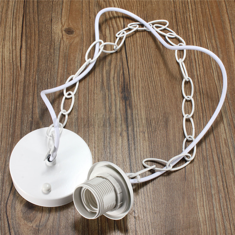E27 E26 Ceiling Rose Chain Pendant Chandelier Light Lamp Holder E27 E26 Ceiling Rose Chain Pendant Chandelier Light