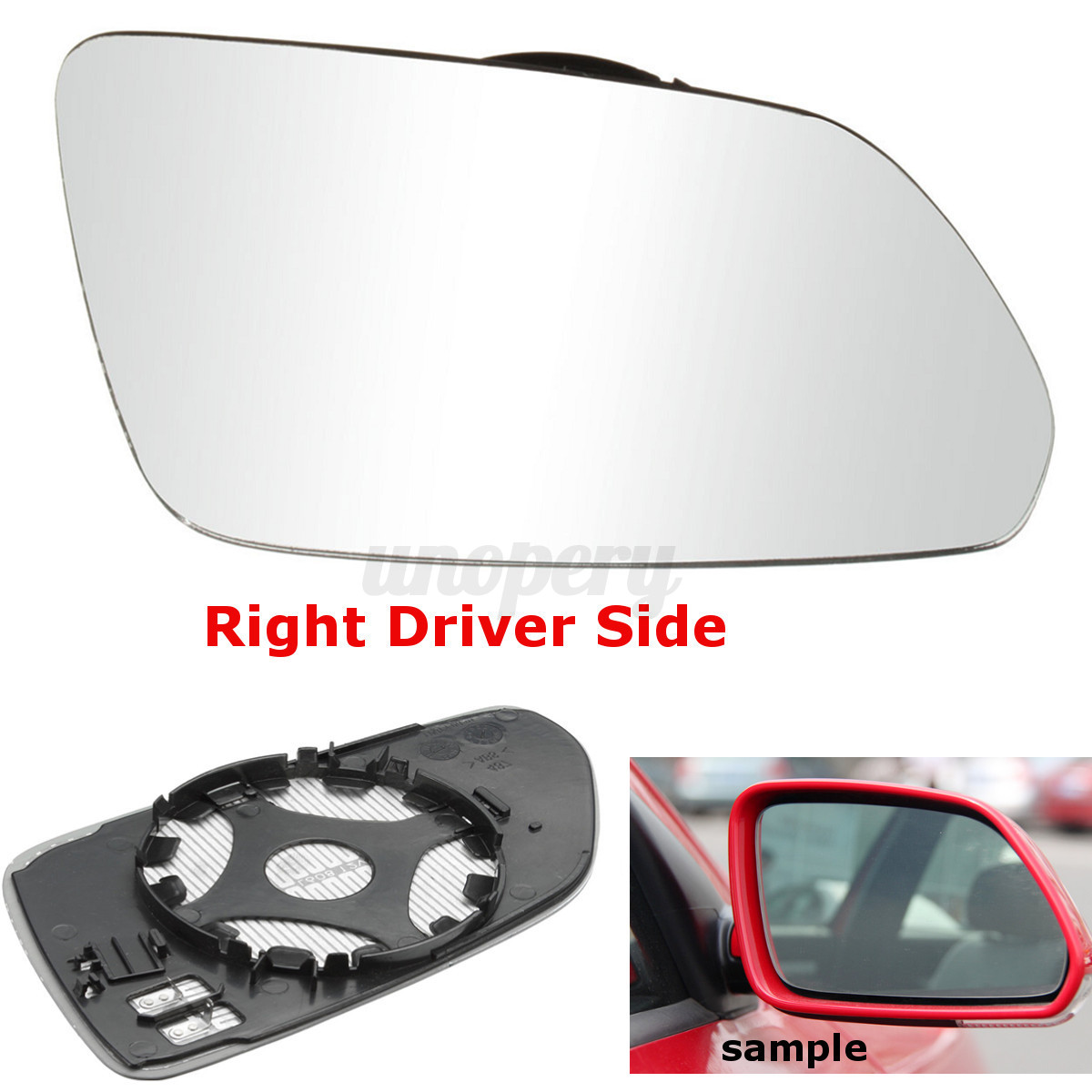 Driver Side Wing Mirror Glass For Skoda Octavia Mk Driver Side Wing Mirror Glass For Skoda Octavia Mk