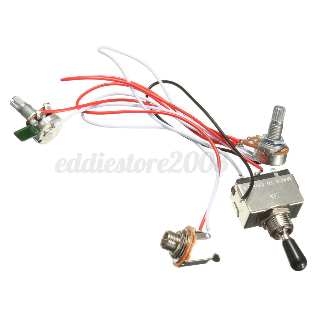electric guitar 3 way toggle switch wiring harness kit 1 electric guitar 3 way toggle switch wiring harness kit 1
