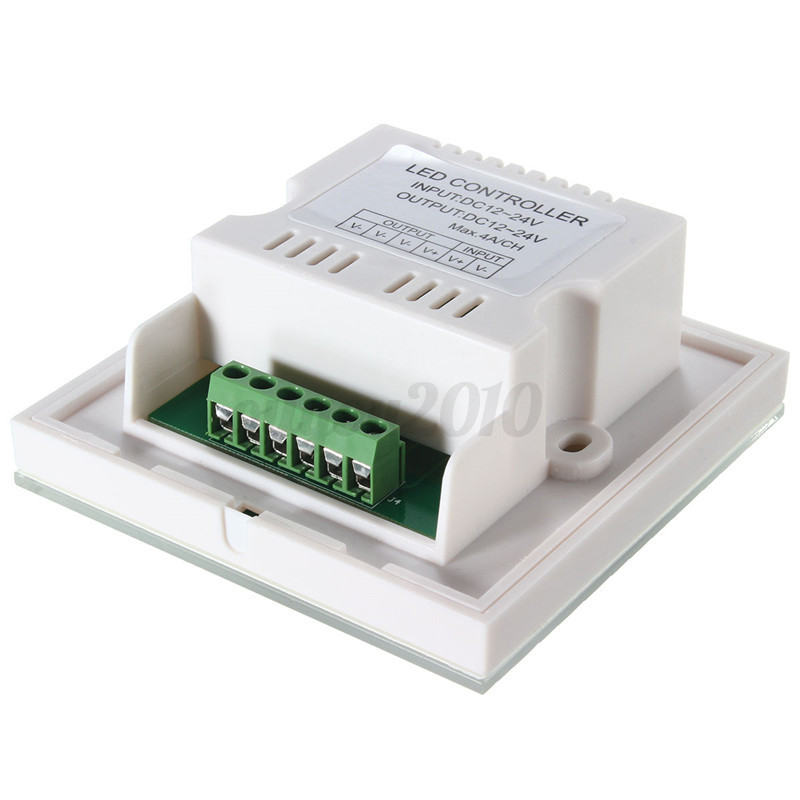 Single Color Touch Panel Dimmer Wall Switch Controller LED Light Strip DC 12-24V