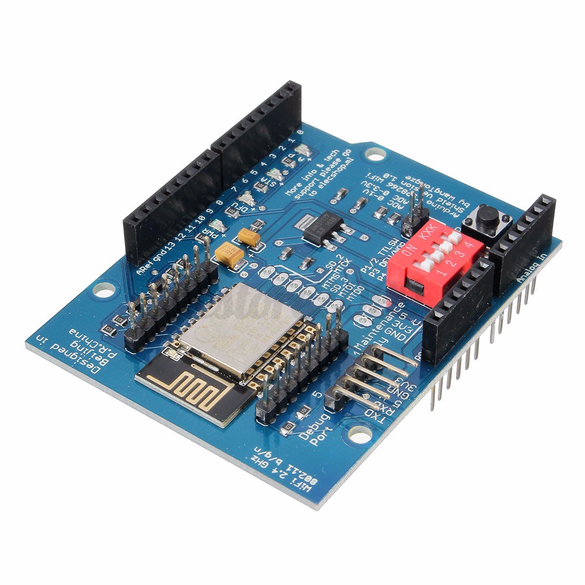 Esp e uart wifi wireless shield ttl converter