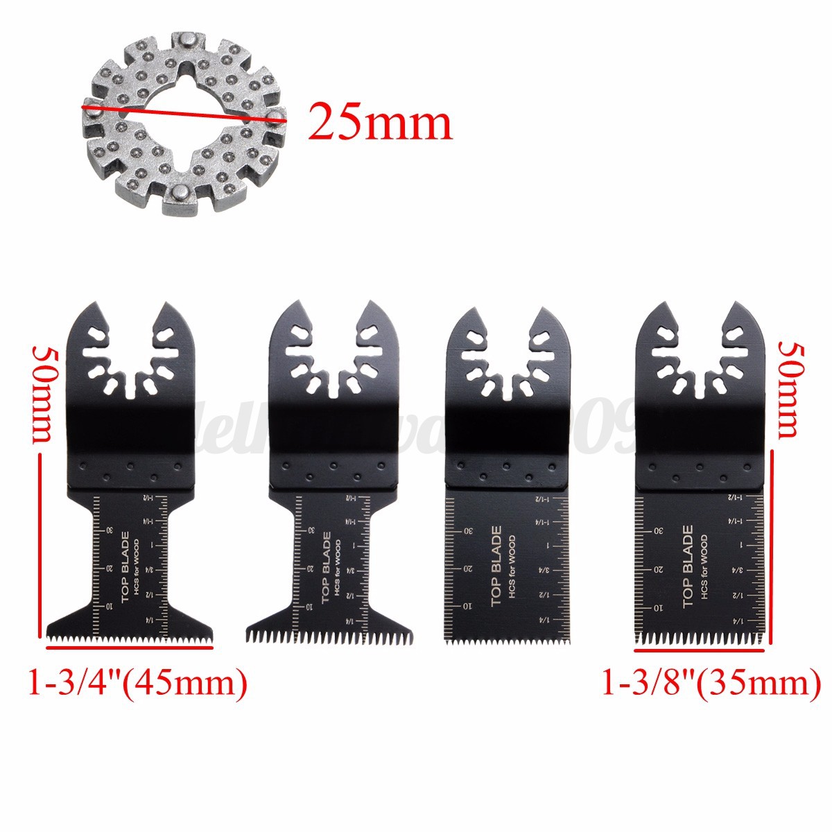 17pcs Oscillating MultiTool Saw Blade for ROCKWELL SONICRAFTER WORX ...