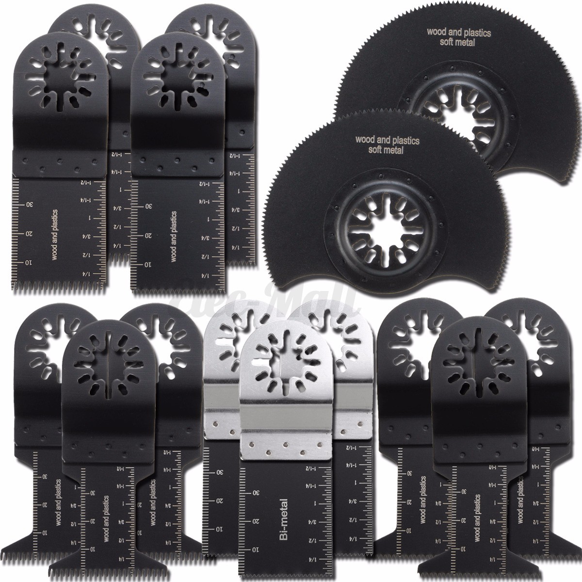 15Pcs Oscillating Saw Blades MultiTool For FEIN MULTIMASTER RIDGID ... 15Pcs Oscillating Saw Blades MultiTool For FEIN MULTIMASTER RIDGID ...