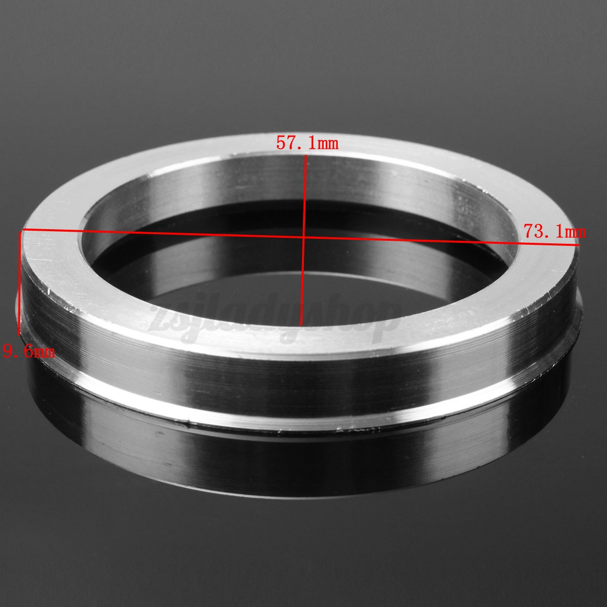 4 x universal aluminum hub centric ring wheel spacer set depends size chart