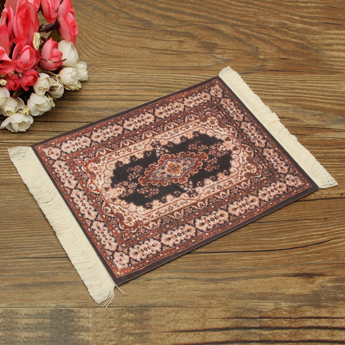 Persian Oriental Style Minature Woven Rug Mouse Pad Carpet Mousemat Details About Persian Oriental Style Minature Woven Rug Mouse Pad Carpet Mousemat W Fringe