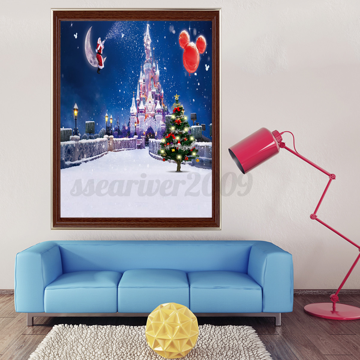 DIY 5D Diamond Painting Winter Christmas Embroidery Cross 